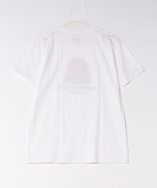 Moftique(モフティック)の「Moftique(モフティック) エントリーモデル 半袖Tシャツ アニマル コザクラインコ 鳥 ペット インクジェットプリント 褪せ感 4.0オンス 薄手 トップス カットソー 夏 カジュアル レディース ユニセックス(Tシャツ/カットソー・レディース・ホワイト・S)」の2枚目の写真