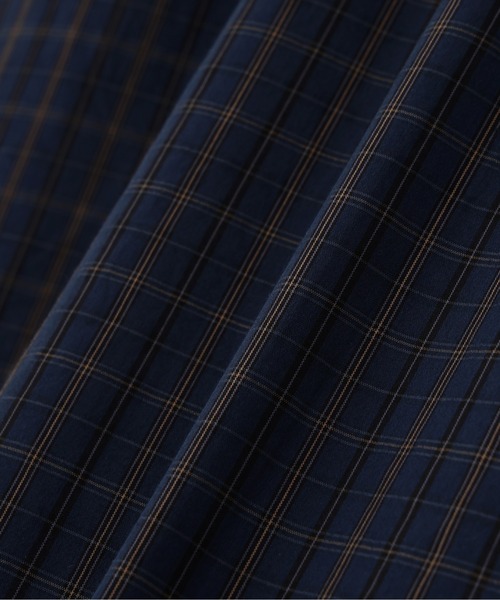 MARGARET HOWELL(マーガレットハウエル)の「COTTON SILK CHECK(シャツ/ブラウス・レディース・アイボリー/ブルー・1/2)」の8枚目の写真