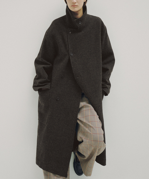 Spick & Span(スピックアンドスパン)の「《一部店舗+WEB限定》British Tweed Coat(チェスターコート・レディース・カーキ・FREE)」の2枚目の写真