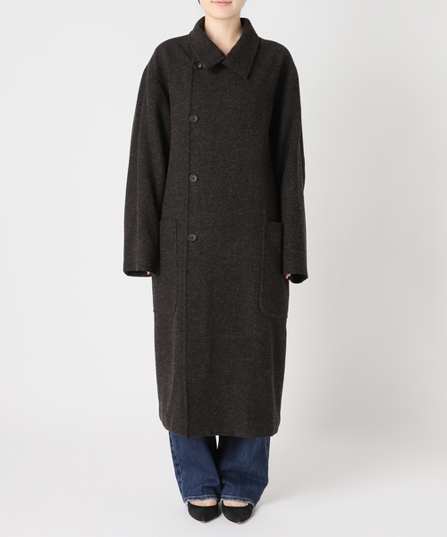 Spick & Span(スピックアンドスパン)の「《一部店舗+WEB限定》British Tweed Coat(チェスターコート・レディース・カーキ・FREE)」の16枚目の写真