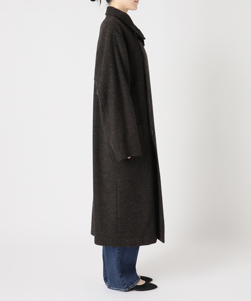 Spick & Span(スピックアンドスパン)の「《一部店舗+WEB限定》British Tweed Coat(チェスターコート・レディース・カーキ・FREE)」の6枚目の写真