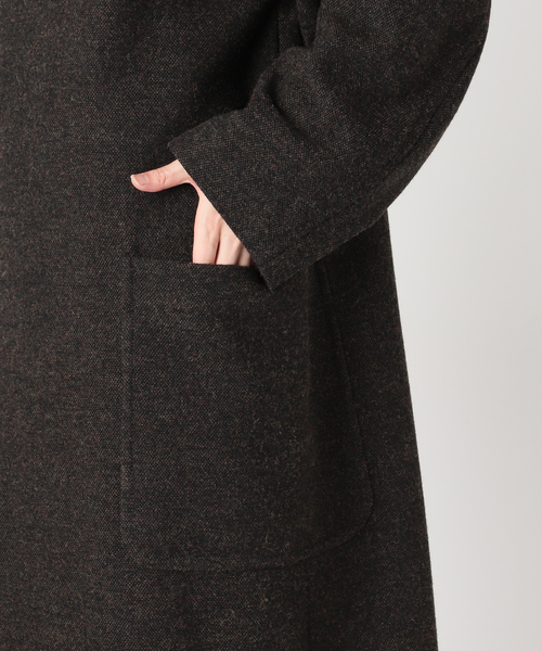 Spick & Span(スピックアンドスパン)の「《一部店舗+WEB限定》British Tweed Coat(チェスターコート・レディース・カーキ・FREE)」の8枚目の写真