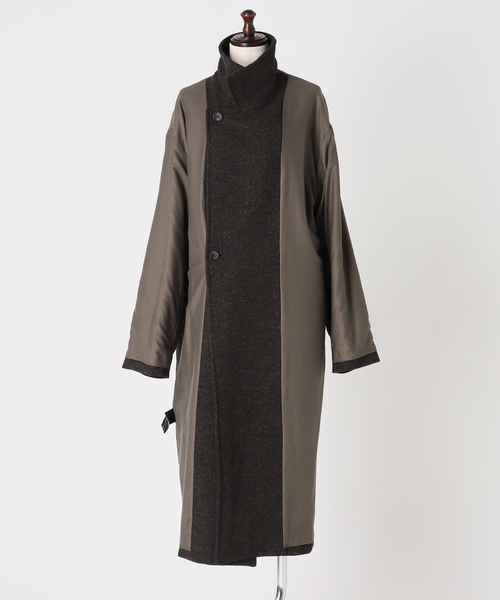 Spick & Span(スピックアンドスパン)の「《一部店舗+WEB限定》British Tweed Coat(チェスターコート・レディース・カーキ・FREE)」の13枚目の写真