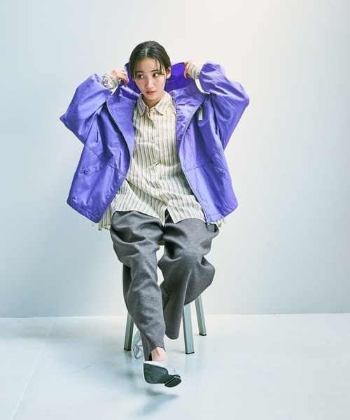 niko and...(ニコアンド)の「スウェットカーブタックパンツ(スウェットパンツ・レディース・ホワイト/チャコール/グレー・MEDIUM/LONG)」の9枚目の写真