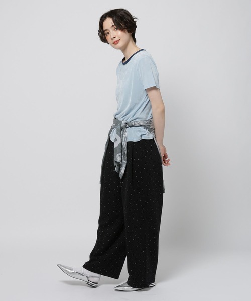 niko and...(ニコアンド)の「スウェットカーブタックパンツ(スウェットパンツ・レディース・ホワイト/チャコール/グレー・MEDIUM/LONG)」の14枚目の写真
