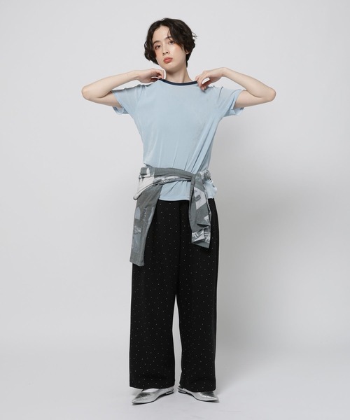 niko and...(ニコアンド)の「スウェットカーブタックパンツ(スウェットパンツ・レディース・ホワイト/チャコール/グレー・MEDIUM/LONG)」の15枚目の写真