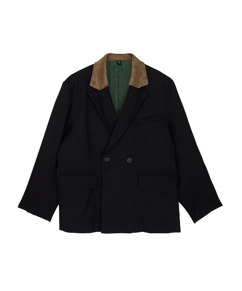ELCHELE（エルチェレ）の「#3 TAILORED PADDED LINING PROM JACKET（テーラードジャケット・レディース・ブラック/ヘザーグレー/キャメル・36/38）」の9枚目の写真