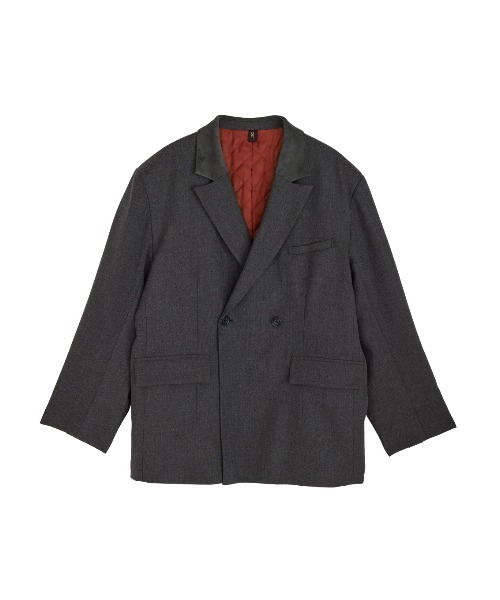 ELCHELE（エルチェレ）の「#3 TAILORED PADDED LINING PROM JACKET（テーラードジャケット・レディース・ブラック/ヘザーグレー/キャメル・36/38）」の11枚目の写真
