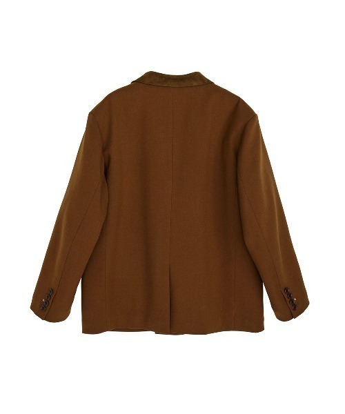ELCHELE（エルチェレ）の「#3 TAILORED PADDED LINING PROM JACKET（テーラードジャケット・レディース・ブラック/ヘザーグレー/キャメル・36/38）」の6枚目の写真