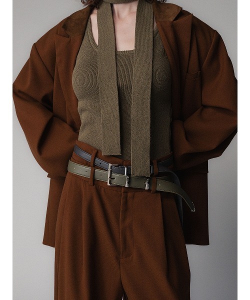 ELCHELE（エルチェレ）の「#3 TAILORED PADDED LINING PROM JACKET（テーラードジャケット・レディース・ブラック/ヘザーグレー/キャメル・36/38）」の13枚目の写真