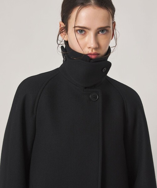 Steven Alan(スティーブンアラン)の「<Steven Alan>ウール カシミヤ テント ショートコート(ステンカラーコート・レディース・グレー/ブラック・S/M/L)」の20枚目の写真