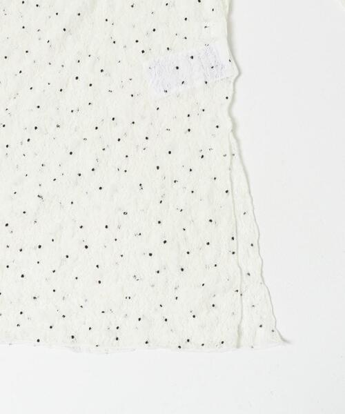SENSE OF PLACE by URBAN RESEARCH(センスオブプレイスバイアーバンリサーチ)の「シアーレースカットトップ(Tシャツ/カットソー・レディース・ベージュ/ブラック/ホワイト系その他/アイボリー・ONE)」の18枚目の写真