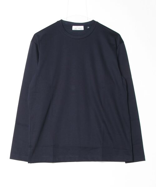 SHIPS（シップス）の「ALBINI CREW L/S（Tシャツ/カットソー・メンズ・ブラック/ネイビー/ホワイト/ダークグレー・SMALL/MEDIUM/LARGE/X-LARGE）」の4枚目の写真