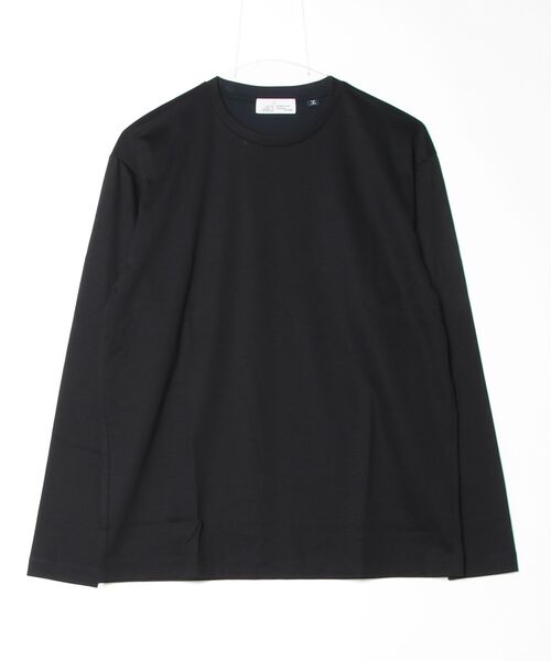 SHIPS（シップス）の「ALBINI CREW L/S（Tシャツ/カットソー・メンズ・ブラック/ネイビー/ホワイト/ダークグレー・SMALL/MEDIUM/LARGE/X-LARGE）」の2枚目の写真