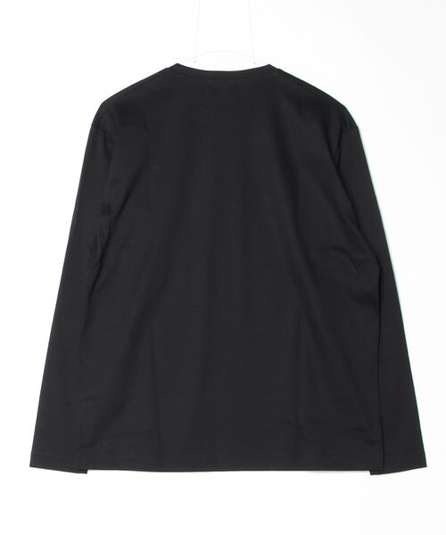 SHIPS（シップス）の「ALBINI CREW L/S（Tシャツ/カットソー・メンズ・ブラック/ネイビー/ホワイト/ダークグレー・SMALL/MEDIUM/LARGE/X-LARGE）」の5枚目の写真
