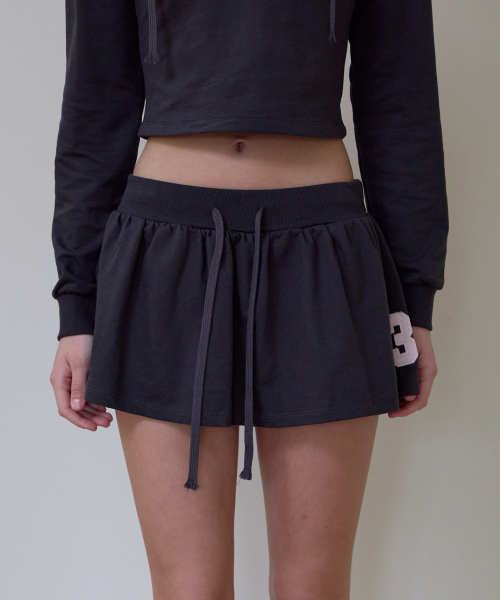 ROSEFRANTZ（ロゼフランツ）の「Patchwork Mini Skirt [Charcoal]（スカート・レディース・チャコールグレー・OS）」の4枚目の写真