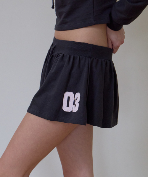 ROSEFRANTZ（ロゼフランツ）の「Patchwork Mini Skirt [Charcoal]（スカート・レディース・チャコールグレー・OS）」の7枚目の写真