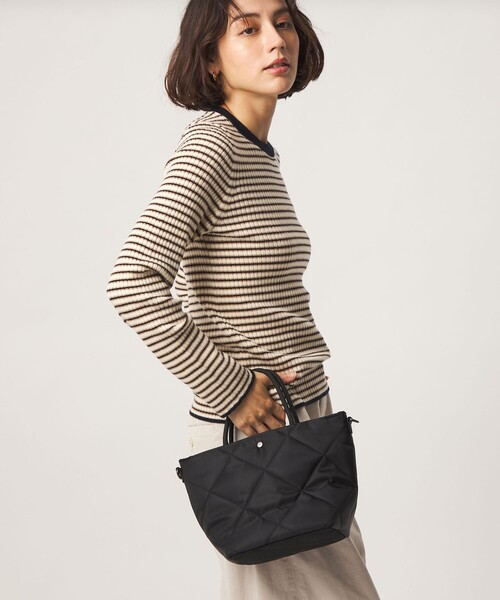 green label relaxing(グリーンレーベルリラクシング)の「<PARTE>キルティング 2WAYバッグ / トートバッグ / ショルダーバッグ はっ水(ショルダーバッグ・レディース・モカ/オリーブ/ブラック・FREE)」の7枚目の写真