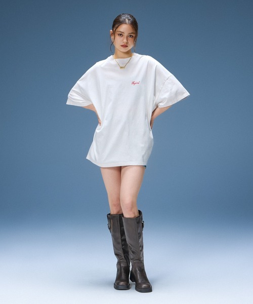 洋服1 ブランド古着】Tシャツワンピース（ワンピース）｜X-girl（エックス