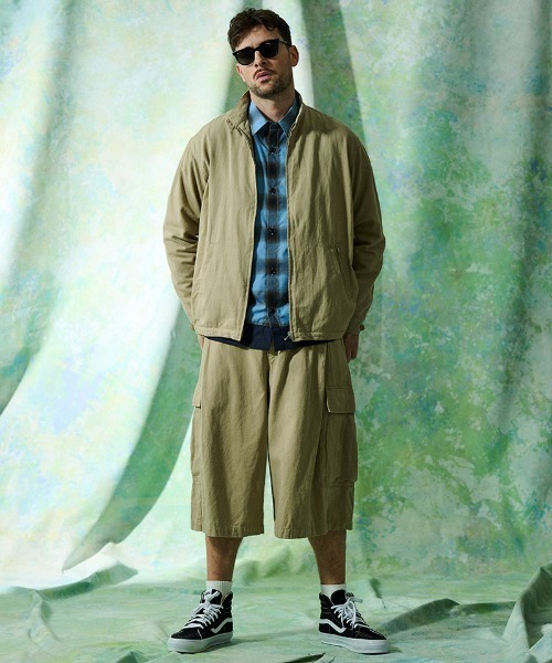 ACANTHUS（アカンサス）の「mp15425- Baggy Cargo Shorts バギーカーゴショートパンツ(PT2702)（その他パンツ・メンズ・ベージュ/ブラック・XL/L/M/S）」の4枚目の写真