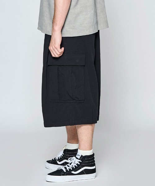 ACANTHUS（アカンサス）の「mp15425- Baggy Cargo Shorts バギーカーゴショートパンツ(PT2702)（その他パンツ・メンズ・ベージュ/ブラック・XL/L/M/S）」の10枚目の写真