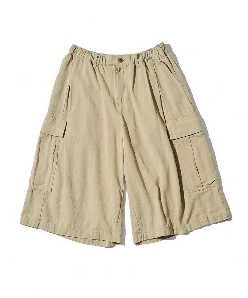 ACANTHUS（アカンサス）の「mp15425- Baggy Cargo Shorts バギーカーゴショートパンツ(PT2702)（その他パンツ・メンズ・ベージュ/ブラック・XL/L/M/S）」の14枚目の写真
