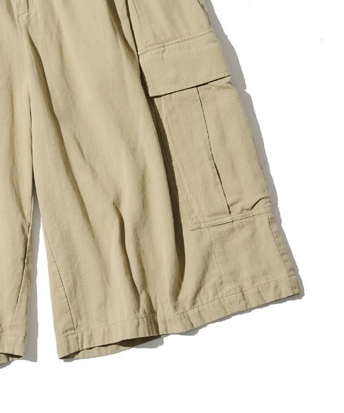 ACANTHUS（アカンサス）の「mp15425- Baggy Cargo Shorts バギーカーゴショートパンツ(PT2702)（その他パンツ・メンズ・ベージュ/ブラック・XL/L/M/S）」の17枚目の写真