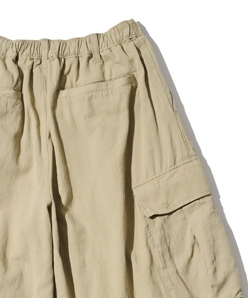 ACANTHUS（アカンサス）の「mp15425- Baggy Cargo Shorts バギーカーゴショートパンツ(PT2702)（その他パンツ・メンズ・ベージュ/ブラック・XL/L/M/S）」の18枚目の写真