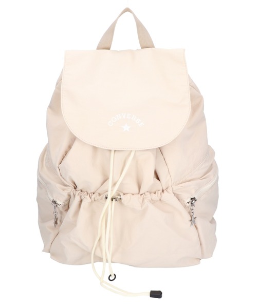 CONVERSE（コンバース）の「【CONVERSE/コンバース】STRING FRAP BACK PACK 巾着バックパック 81932500（バックパック/リュック・メンズ・ブラウン/アイボリー/ブラック・FREE）」の4枚目の写真