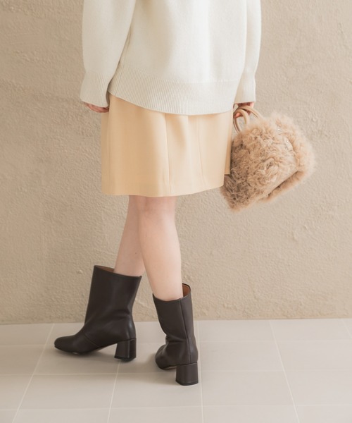 URBAN RESEARCH ROSSO WOMEN（アーバンリサーチ　ロッソ）の「ラウンドフォルムミニスカート（スカート・レディース・イエロー系その他/グレー/ブラック・36/38）」の5枚目の写真