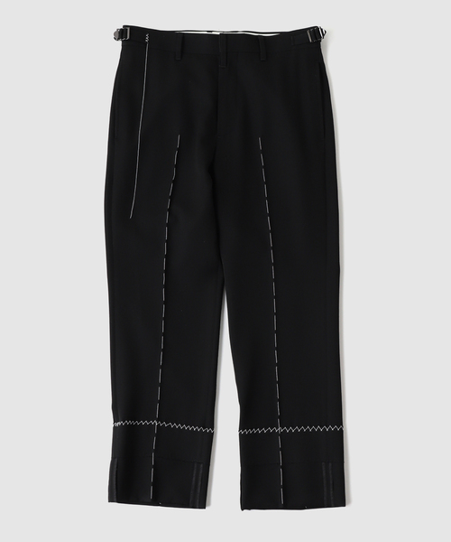 DAIRIKU(ダイリク)の「DAIRIKU / ダイリク "Hand Stich"Roll up Straight Sla(スラックス・メンズ・ブラック・SMALL)」の1枚目の写真