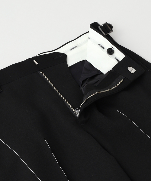 DAIRIKU(ダイリク)の「DAIRIKU / ダイリク "Hand Stich"Roll up Straight Sla(スラックス・メンズ・ブラック・SMALL)」の5枚目の写真
