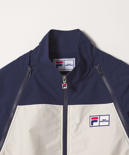 NICE WEATHER(ナイスウェザー)の「【別注】<FILA>デタッチャブル ブルゾン(その他アウター・レディース・ネイビー/ブラック/ライトグレー・FREE)」の7枚目の写真