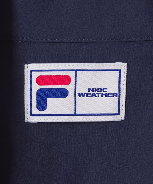 NICE WEATHER(ナイスウェザー)の「【別注】<FILA>デタッチャブル ブルゾン(その他アウター・レディース・ネイビー/ブラック/ライトグレー・FREE)」の8枚目の写真