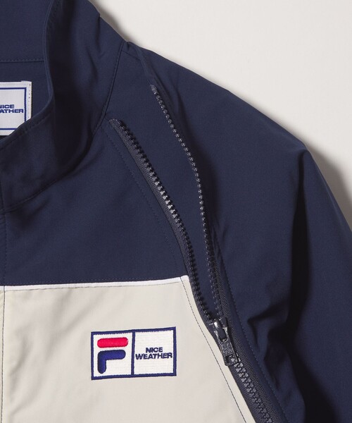 NICE WEATHER(ナイスウェザー)の「【別注】<FILA>デタッチャブル ブルゾン(その他アウター・レディース・ネイビー/ブラック/ライトグレー・FREE)」の11枚目の写真