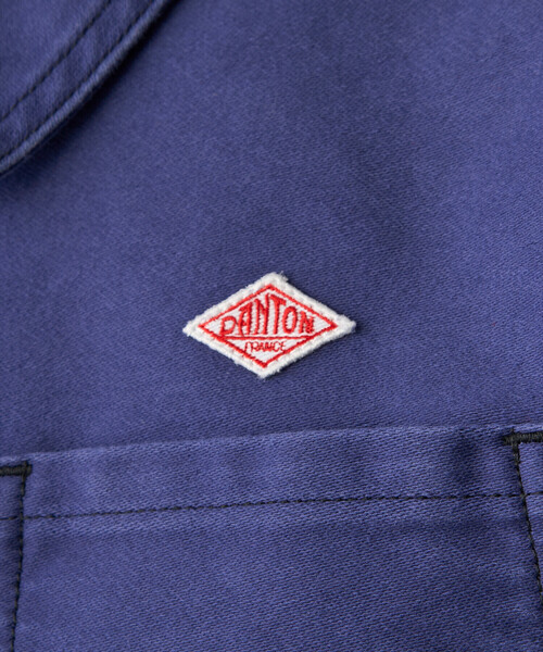 DANTON(ダントン)の「Women's Moleskin Wide Coverall Jacket(カバーオール・レディース・ブラック/ネイビー・38/36)」の9枚目の写真