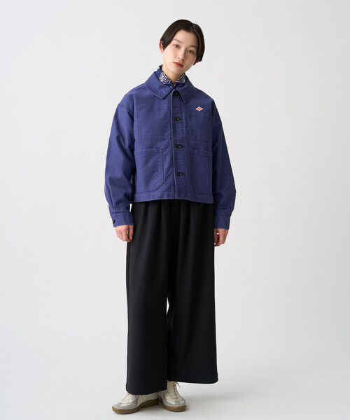 DANTON(ダントン)の「Women's Moleskin Wide Coverall Jacket(カバーオール・レディース・ブラック/ネイビー・38/36)」の10枚目の写真