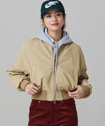 LACOSTE（ラコステ）の「クロップド MA-1ジャケット（ブルゾン）」
