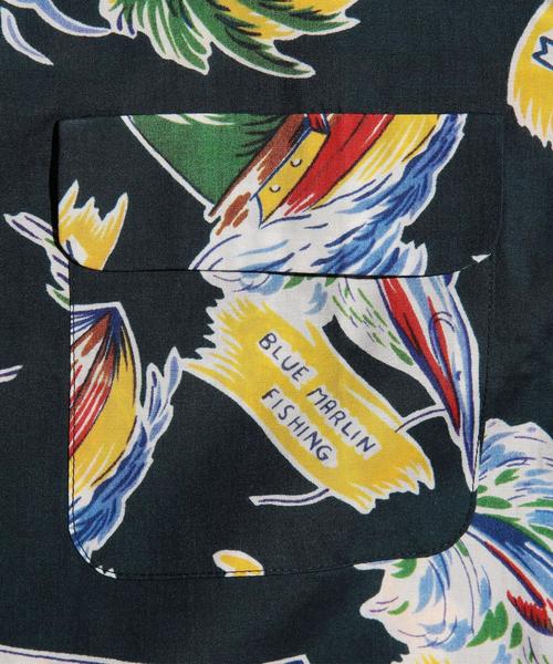 VOTE MAKE NEW CLOTHES（ボートメイクニュークローズ）の「＜VOTE MAKE NEW CLOTHES＞ JAMAICATION SHIRTS/シャツ（シャツ/ブラウス・メンズ・ホワイト/ネイビー・MEDIUM/SMALL）」の8枚目の写真