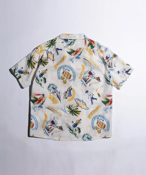 VOTE MAKE NEW CLOTHES（ボートメイクニュークローズ）の「＜VOTE MAKE NEW CLOTHES＞ JAMAICATION SHIRTS/シャツ（シャツ/ブラウス・メンズ・ホワイト/ネイビー・MEDIUM/SMALL）」の9枚目の写真
