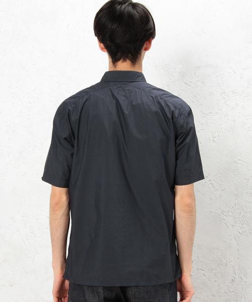 green label relaxing(グリーンレーベルリラクシング)の「SC C/NY WEATHER S/S シャツ(シャツ/ブラウス・メンズ・ネイビー/オリーブ・SMALL/LARGE/MEDIUM)」の13枚目の写真