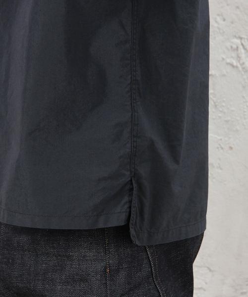 green label relaxing(グリーンレーベルリラクシング)の「SC C/NY WEATHER S/S シャツ(シャツ/ブラウス・メンズ・ネイビー/オリーブ・SMALL/LARGE/MEDIUM)」の8枚目の写真