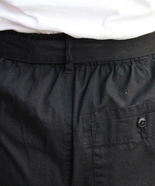 coen（コーエン）の「ブロードウエストリボンテーパードパンツ（その他パンツ・レディース・ブラック/ネイビー・LARGE/MEDIUM）」の8枚目の写真