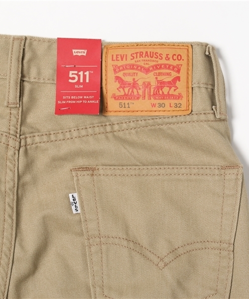 Levi's（リーバイス）の「511(T)-スリムフィット/ LEAD GREY MELANGE FLANNEL（デニムパンツ・メンズ・アイボリー・W30 L32/W29 L32/W33 L32/W31 L32/W32 L32/W28 L32/W34 L32）」の10枚目の写真