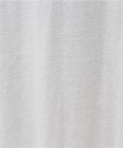 Coin 1804 アシンメトリーデザインヘムラインVネックTシャツ Coin 1804 アシンメトリーデザインヘムラインVネックTシャツ