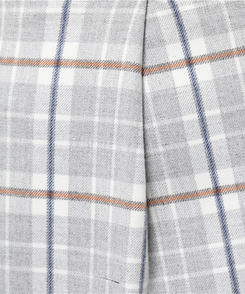 TRUDEA(トルディア)の「(日本製)チェックタイトスカート(スカート・レディース・ホワイト/ネイビー/グレー・SMALL/LARGE/MEDIUM)」の7枚目の写真