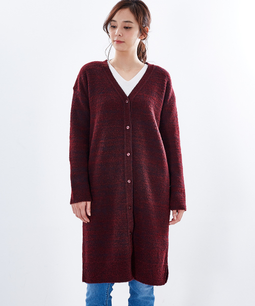 STUDIOUS(ステュディオス)の「2wayニットワンピース(カーディガン/ボレロ・レディース・オフホワイト/ブラック/バーガンディー・FREE)」の15枚目の写真