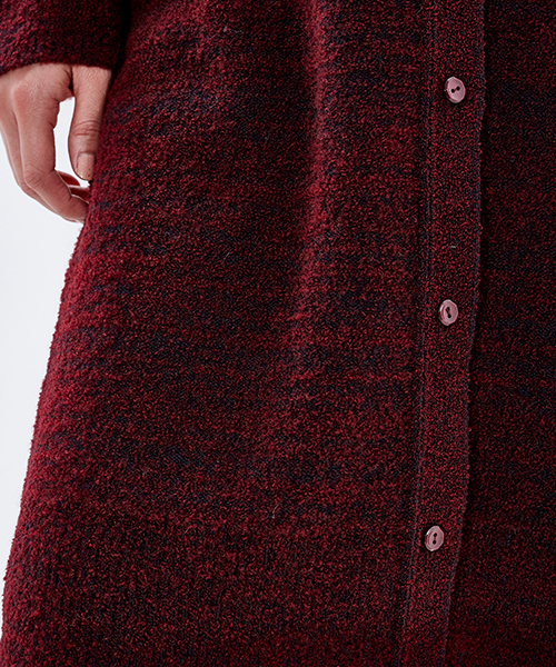 STUDIOUS(ステュディオス)の「2wayニットワンピース(カーディガン/ボレロ・レディース・オフホワイト/ブラック/バーガンディー・FREE)」の9枚目の写真