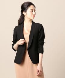 BEAUTY&YOUTH UNITED ARROWS | BY ジョーゼット9分袖ジャケット ◆(テーラードジャケット)
