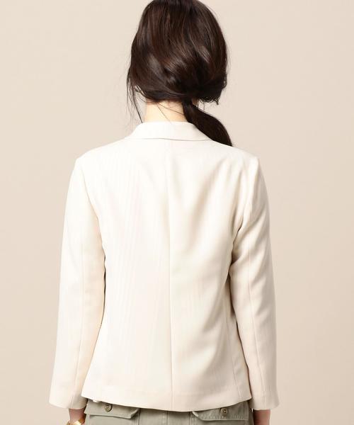 BEAUTY&YOUTH UNITED ARROWS（ビューティーアンドユースユナイテッドアローズ）の「BY ジョーゼット9分袖ジャケット ◆（テーラードジャケット・レディース・ブラック/ナチュラル/ネイビー・FREE）」の11枚目の写真